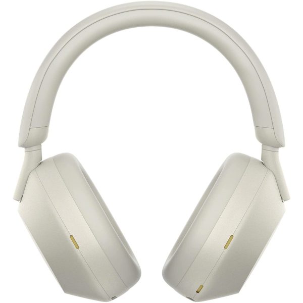 Sony Wireless Industry Leading Noise Canceling Headphones Silver + Pro Stand Kit Sale