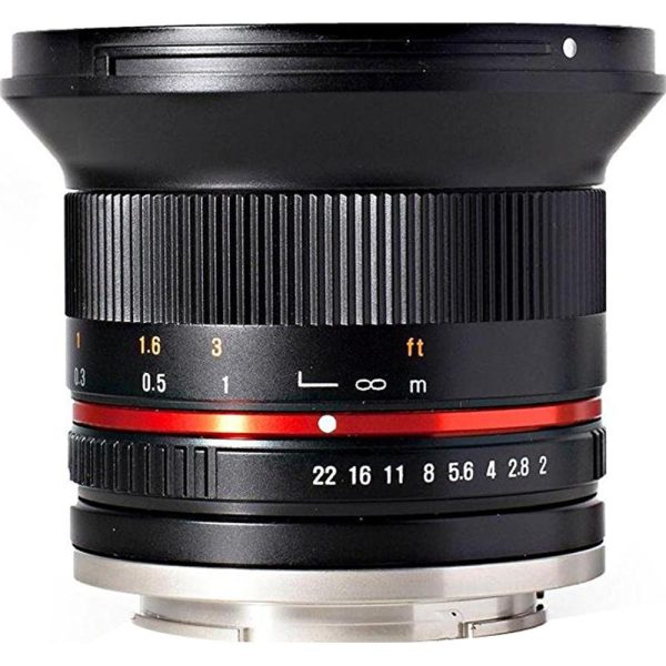 Rokinon 12mm F2.0 Ultra Wide Angle Lens for Sony (Open Box) with 1 Year Warranty on Sale