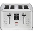 Cuisinart 4-Slice Digital Toaster with MemorySet Feature Silver+2 Year Warranty Hot on Sale