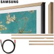 Samsung 32  The Frame Customizable Bezel 2023 (Modern Teak) w  HDMI Cable Bundle For Cheap