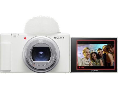 Sony ZV-1 II Vlog 4K Camera for Content Creators and Vloggers - White ZV-1M2 W Online now