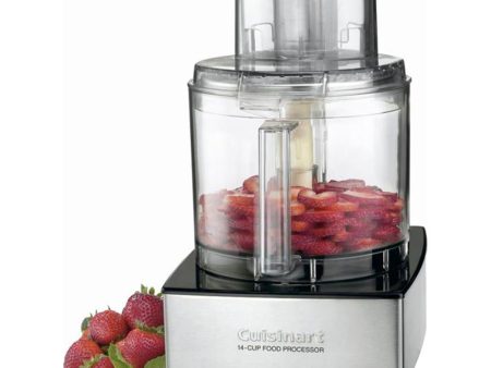 Cuisinart 14-Cup Large Food Processor with 720 Watt Motor in Stainless Steel Refurbished Online now