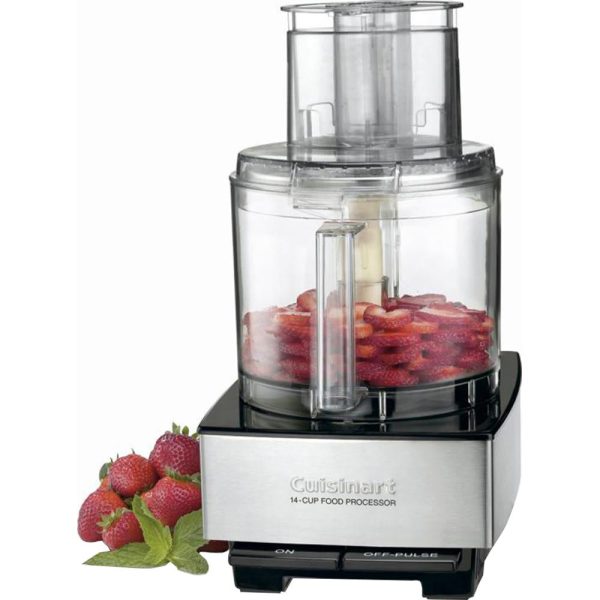 Cuisinart 14-Cup Large Food Processor with 720 Watt Motor in Stainless Steel Refurbished Online now