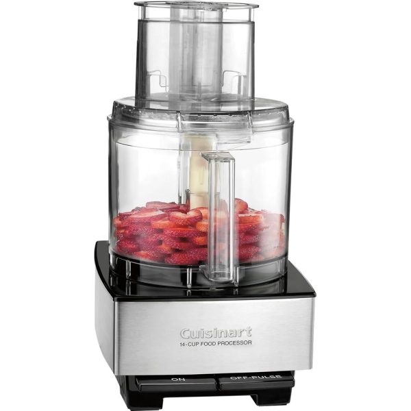 Cuisinart 14-Cup Large Food Processor with 720 Watt Motor in Stainless Steel Refurbished Online now