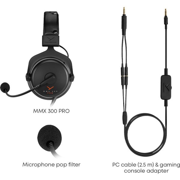 BeyerDynamic MMX 300 PRO Closed Back Gaming Headset for PC and Consoles - Open Box Sale