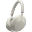 Sony Wireless Industry Leading Noise Canceling Headphones Silver + Pro Stand Kit Sale