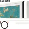 Samsung 32  The Frame Customizable Bezel 2023 (Modern White) w  HDMI Cable Bundle on Sale