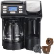 Hamilton Beach FlexBrew Trio 3-way Coffee Maker, K-Cup Ground Compatible (Black) Refurbished Online now