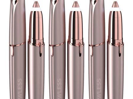 Finishing Touch Flawless Brows Eyebrow Hair Remover Electric Razor for Women (3-Pack) Online now