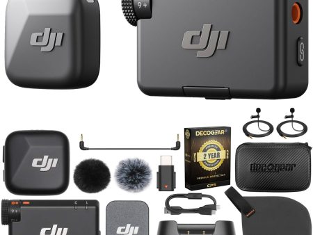 DJI Mic Mini (1 TX + 1 RX), Ultralight, Noise Cancelling with 2YR Warranty Bundle Online Sale