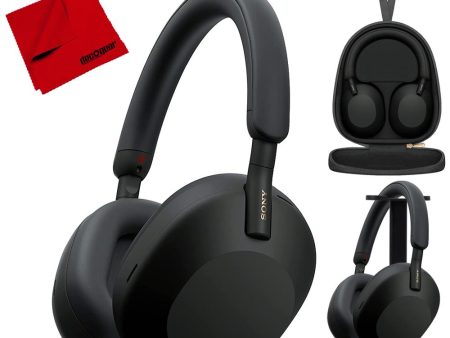 Sony Wireless Industry Leading Noise Canceling Headphones Black + Pro Stand Kit For Cheap