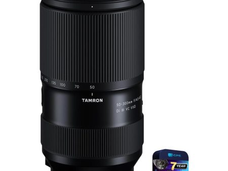 Tamron 50-300mm F 4.5-6.3 Di III VC VXD Lens for Sony E-Mount w  7 YR Extended Warranty For Cheap