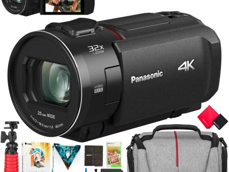 Panasonic VX3 HC-VX3 4K UHD Video Camera Camcorder with 24x Zoom + Accessories Bundle For Discount