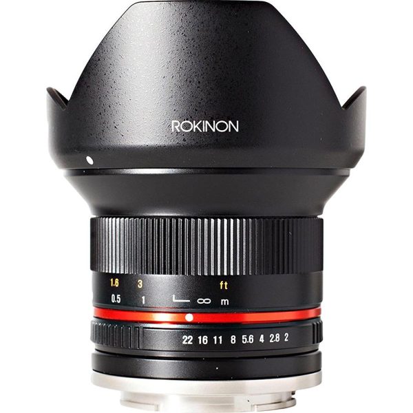 Rokinon 12mm F2.0 Ultra Wide Angle Lens for Sony (Open Box) with 1 Year Warranty on Sale