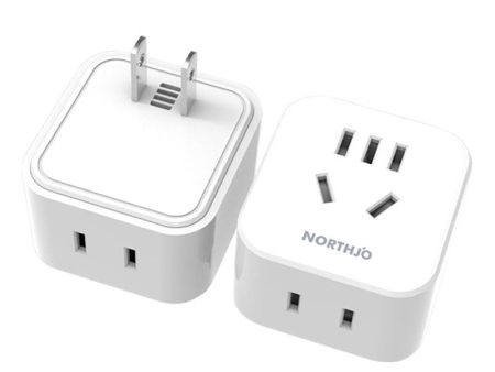 NORTHJO US Japanese to US Japanese AU Plug Mini Adapter Travel Converter Socket Online Sale