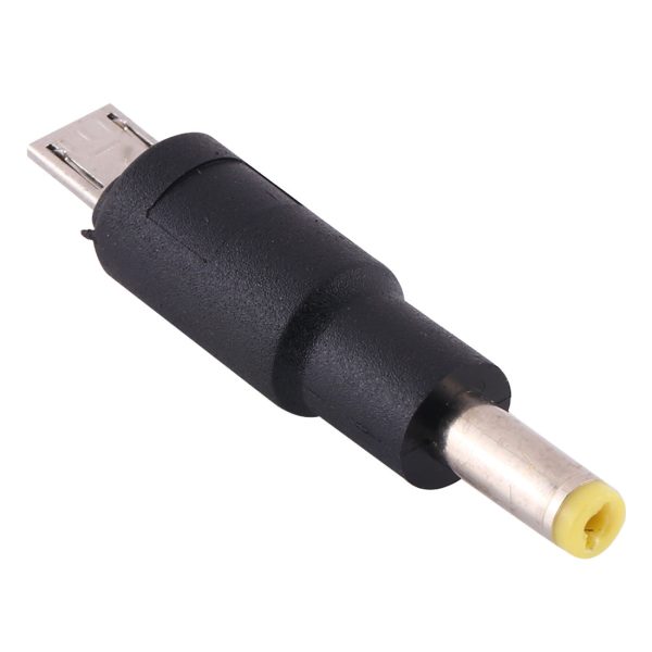 10Pcs DC Power Plug 5.5 x 2.5mm Male To Micro USB Male Adapter Fashion