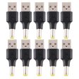 10Pcs DC Power Plug 5.5 x 1.7mm Male To USB 2.0 Male Adapter For Cheap