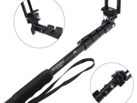 YUNTENG 188 Portable Handheld Extendable Selfie Stick Monopod with Phone Holder Hot on Sale