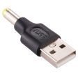 10Pcs DC Power Plug 5.5 x 1.7mm Male To USB 2.0 Male Adapter For Cheap