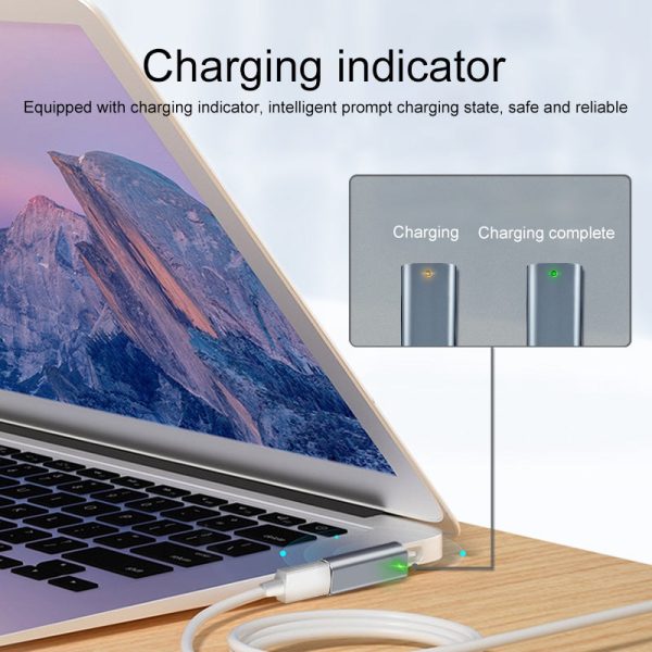 Compatible with MagSafe 1 to Type-C Female Adapter with Charging Indicator For Sale