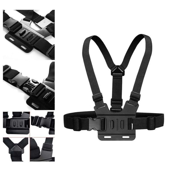 Action Cam Single-shoulder Chest Strap Mounting Bracket for GoPro 9 Hero 9 For Sale