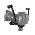 SLR Camera Dual Fill Light Holder Stand Multifunction Hot Shoe Base Bracket on Sale