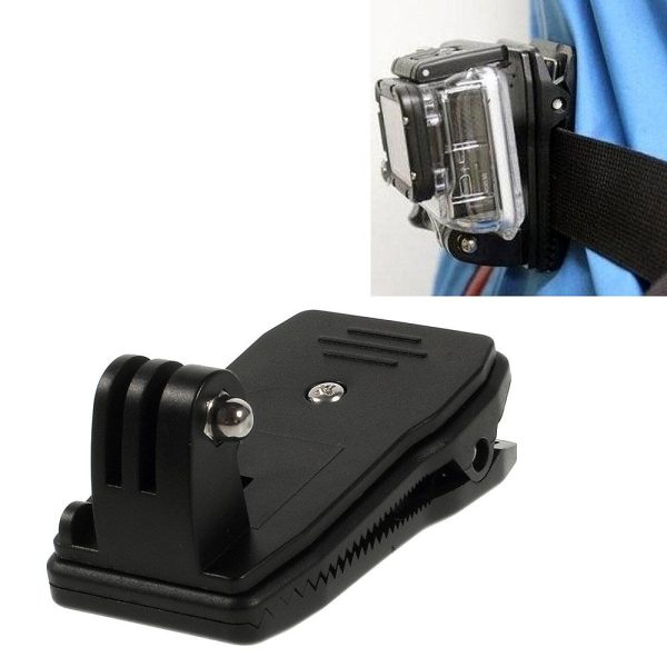 360 Degree Rotary Backpack Strap Quick Release Clamp Mount for Gopro 3+ 3 2 Hot on Sale