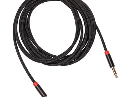 3.0M 3.5 mm Male to Male 4-Conductor Auxiliary Stereo Aux Cable Online