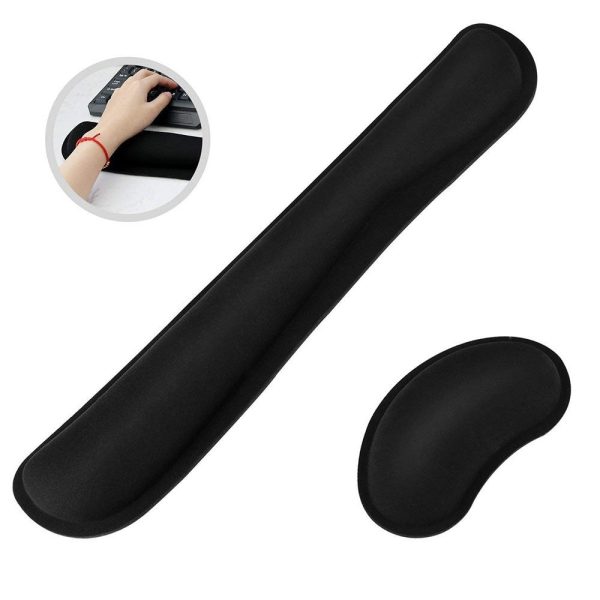 Comfortable Typing Wrist Rest Keyboard Mat Mouse Pad Playmat Hot on Sale