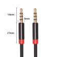 3.0M 3.5 mm Male to Male 4-Conductor Auxiliary Stereo Aux Cable Online