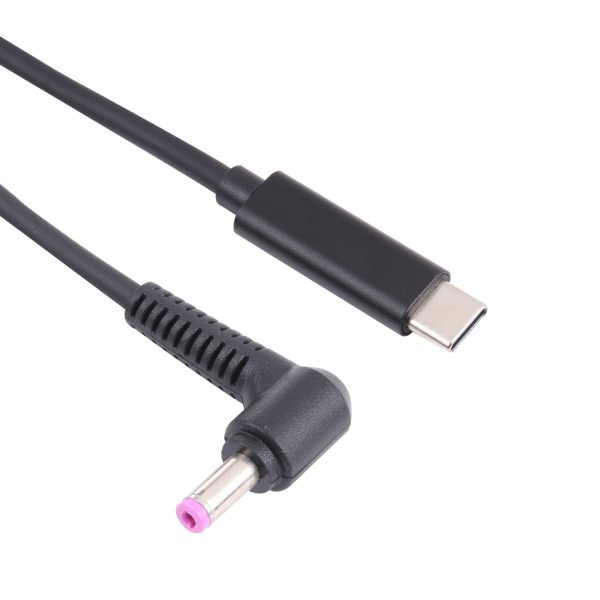 4.8x1.7mm Male to Type-C Male Conversion Cable Connection Cord 1.8m Supply