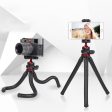 XILETU XBT-2 Flexible Octopus Legs Desktop Tripod with Folded Phone Holder on Sale