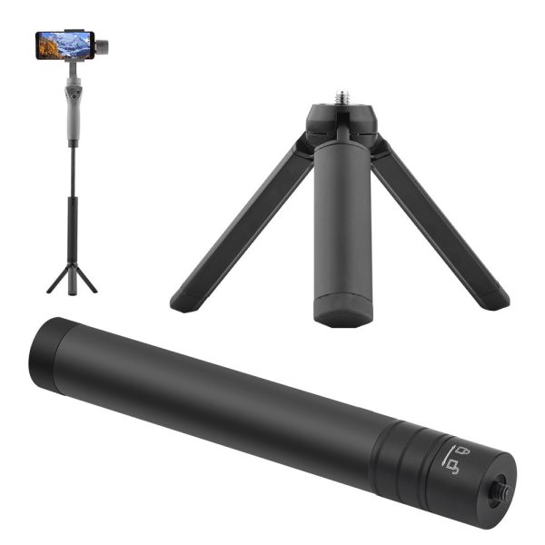 Retractable Rod Selfie Stick Handheld Gimbal Anti-shake Tripod For Discount