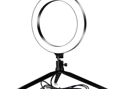 10 inch USB Ring Fill Light Live Broadcast Desktop Photography Lamp with Tripod Online Sale