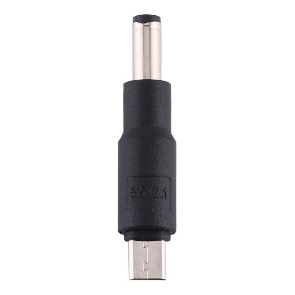 10Pcs DC Power Plug 5.5 x 2.1mm Male To Micro USB Male Adapter Discount