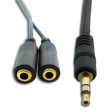 Brand New 3.5mm Male to 2 Female Audio Splitter Adapter Cable Supply