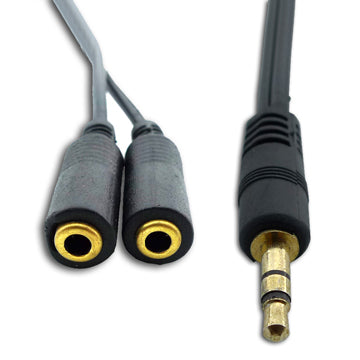 Brand New 3.5mm Male to 2 Female Audio Splitter Adapter Cable Supply