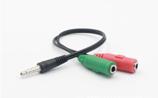 3.5mm Male to 2*Female Adapter Connector Stereo Jack Splitter Cable Online now