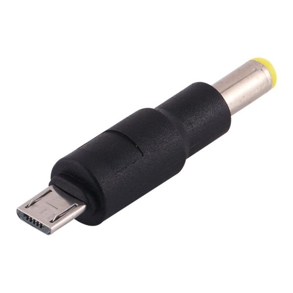 10Pcs DC Power Plug 5.5 x 2.5mm Male To Micro USB Male Adapter Fashion