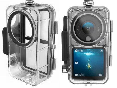 45m Waterproof Camera Diving Shell Protective Housing Case for DJI Action 2 Online Hot Sale