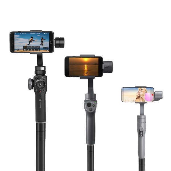 Retractable Rod Selfie Stick Handheld Gimbal Anti-shake Tripod For Discount