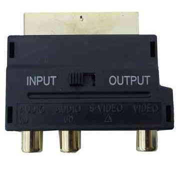 A V to 20 PIN Male Scart Adapter + S Video Cheap