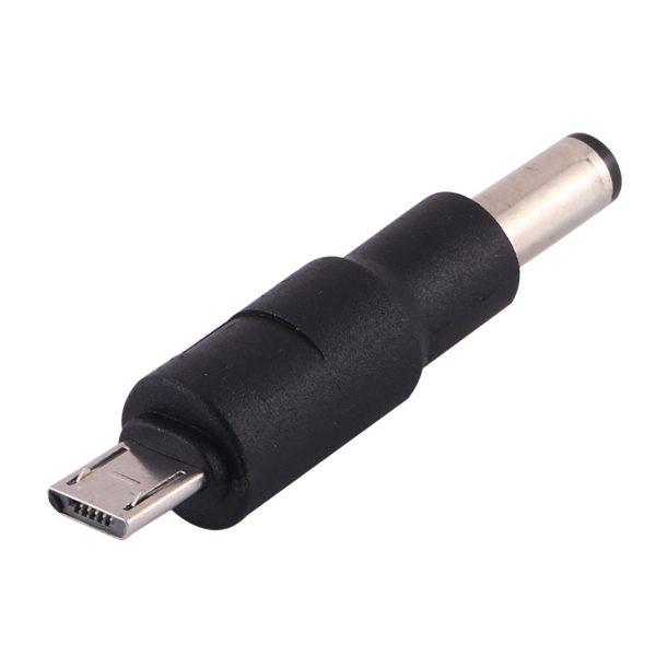 10Pcs DC Power Plug 5.5 x 2.1mm Male To Micro USB Male Adapter Discount