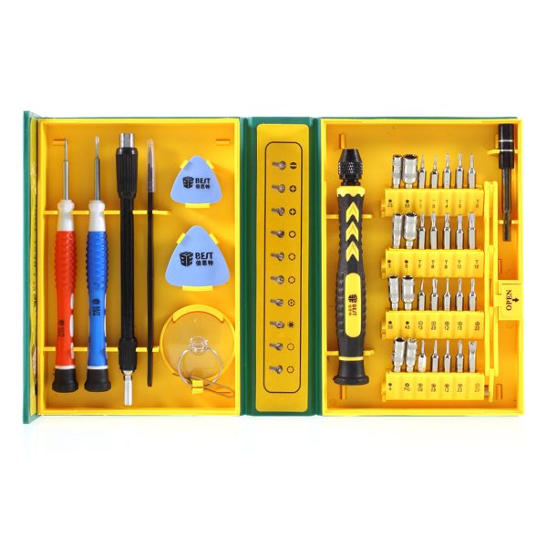 BEST BST-8921 38pcs-in-1 Universal Repair Tool Kit Mobile Phone Repairing Tools For Discount