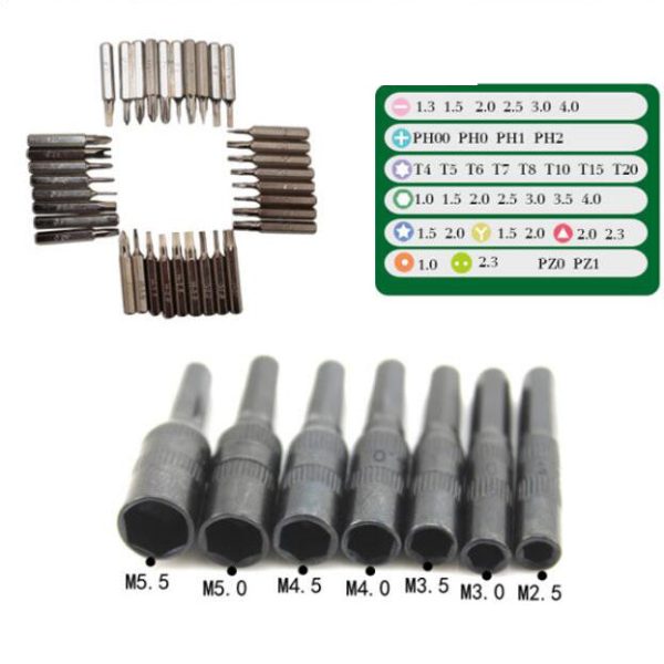 BEST BST-8912 45-in-1 Changeable Bits Screwdriver Professional Repair Tools Kit Online