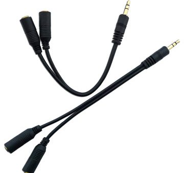 Brand New 3.5mm Male to 2 Female Audio Splitter Adapter Cable Supply