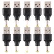 10Pcs 4.8 x 1.7mm Male To USB 2.0 Male Adapter DC Power Plug Online now