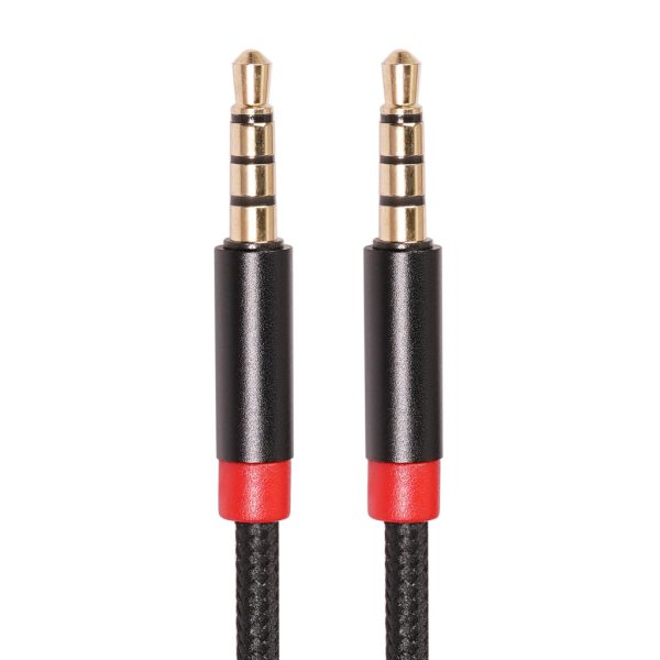 3.0M 3.5 mm Male to Male 4-Conductor Auxiliary Stereo Aux Cable Online