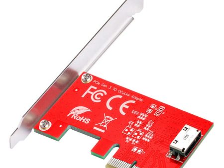 SF-022 PCI-E 3.0 4X to Oculink SFF-8611 Host Adapter for PCIe SSD with Bracket Online