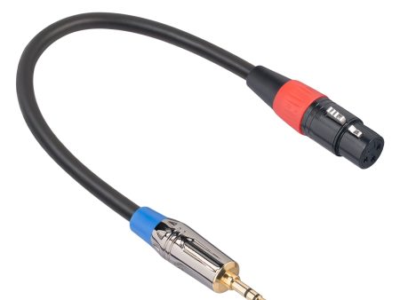 TC194BUXK107-03 0.3m 3.5mm Male to XLR 3Pin Female Adapter Converter Cable For Sale